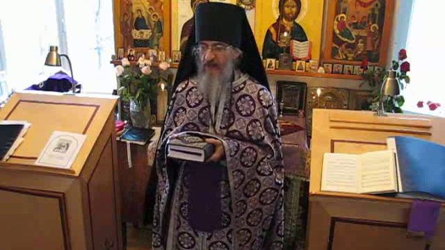 Проповедь в неделю 5-ю Великого поста 10 апреля 2011 года смотреть онлайн