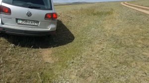 Volkswagen Touareg 2007.Туарег Как работает блокировоки .