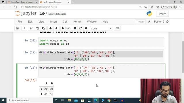 Data frame Concatenation in Pandas смотреть онлайн