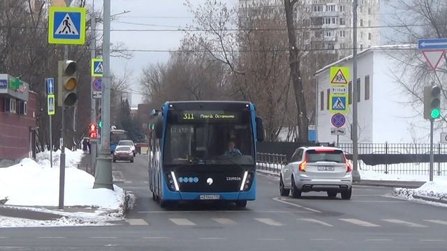 Автобус НЕФАЗ-5299-40-52 №311 Метро Бульвар Рокоссовского - Платформа Останкино смотреть онлайн