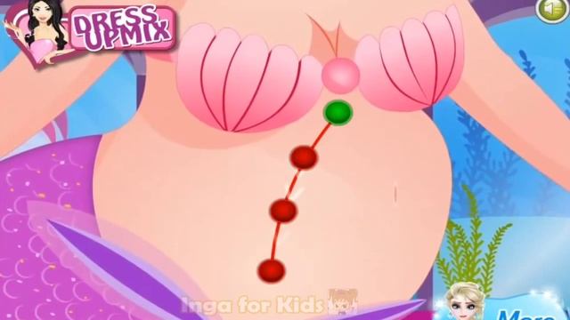 Русалочка Ариель, рождение ребенка Ariel New Baby игра для детей смотреть онлайн