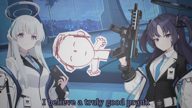Relax, it's just a prank 🤍 [Blue Archive] смотреть онлайн
