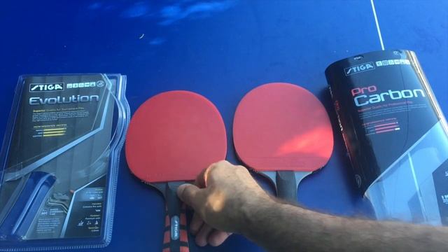 STIGA Pro Carbon vs Evolution Comparison and Review смотреть онлайн