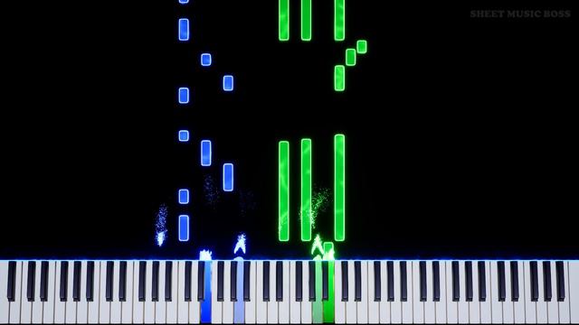 Mushroom Gorge (from Mario Kart Wii) - Piano Tutorial смотреть онлайн