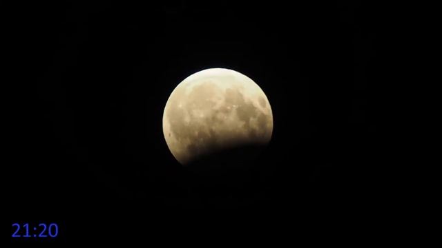 Лунное затмение 7 августа 2017 г. (Саранск) смотреть онлайн
