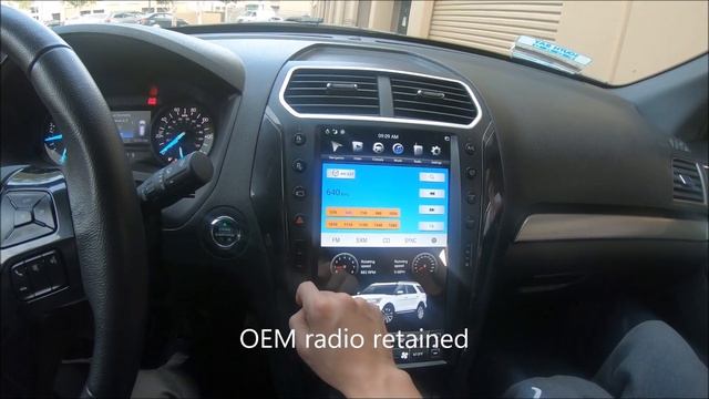 Demo video: 2018 explorer with manual ac with 13.6 inch PX6 six-core Android navigation radio смотреть онлайн