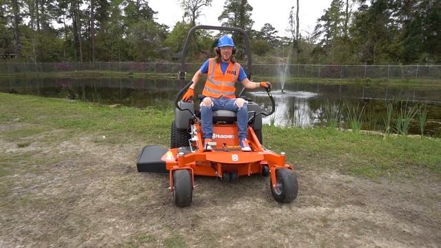 Lawn Mowers for Kids | Handyman Hal uses a Skid Steer смотреть онлайн