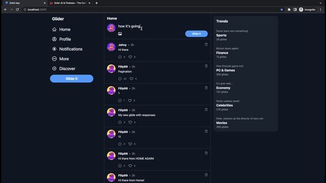 Solid JS: Twitter Clone App - Pagination, "Re-tweets," Real-time updates (Update 3) смотреть онлайн