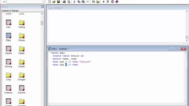 PROC SQL with case statement смотреть онлайн