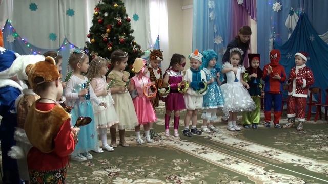 Новогодний утренник группы "Рябинка" смотреть онлайн