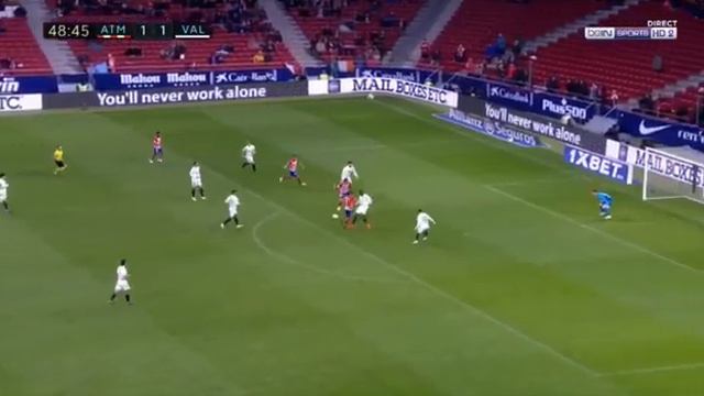 Атлетико - Валенсия 3-2 гол Гризмана смотреть онлайн
