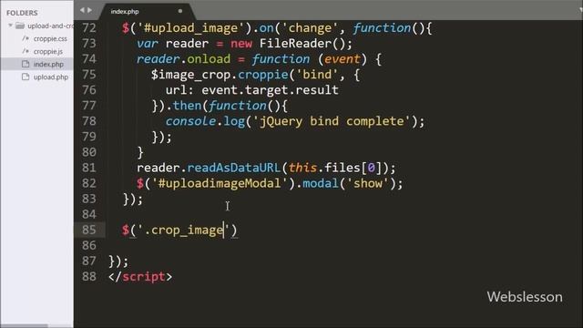 Image Crop and Uploading using JQuery with PHP Ajax смотреть онлайн