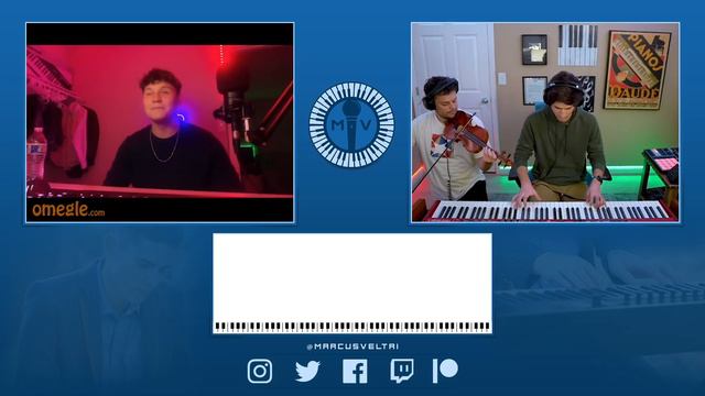 Pianist and Violinist AMAZES Strangers on Omegle смотреть онлайн