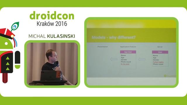#droidconPL2016 - Michał Kulasinski 'Clean architecture at scale' смотреть онлайн