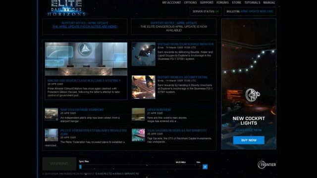 Elite Dangerous - Launcher update fix for Steam users смотреть онлайн
