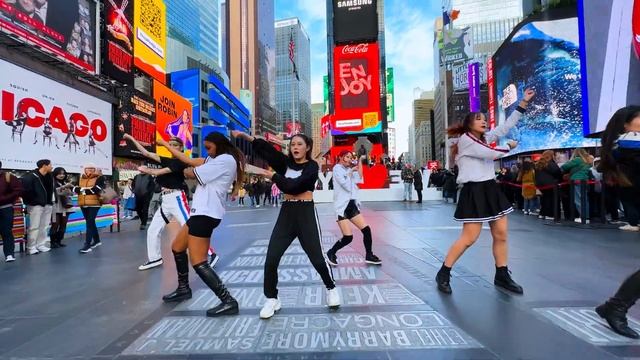 [KPOP IN PUBLIC TIMES SQUARE] IVE (아이브) - BADDIE Dance Cover смотреть онлайн