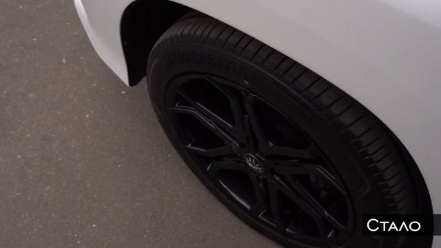 Lexus LX 450d — белый перламутр в матовой полиуретановой пленке, антихром, преображение авто.