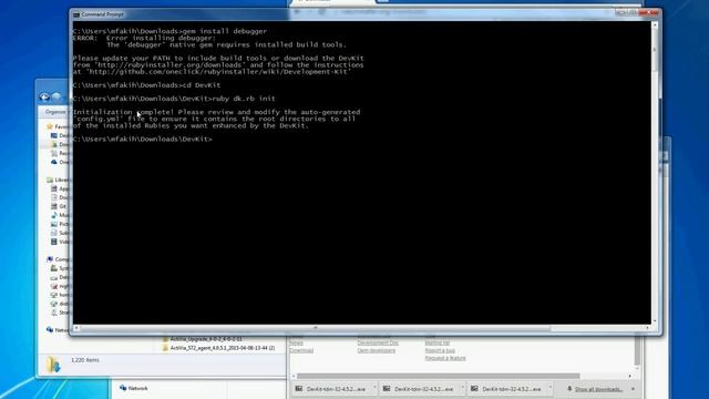 Update your PATH to include build tools or download the DevKit смотреть онлайн