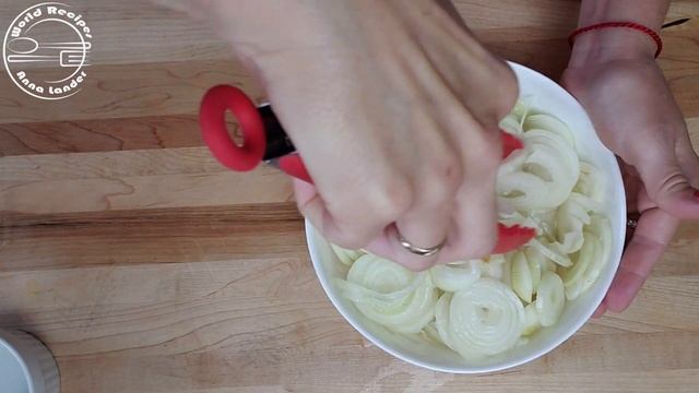 Свиные рулетики с луковой начинкой смотреть онлайн