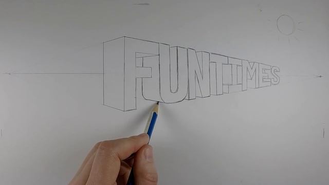How to Draw Letters in 2-Point Perspective смотреть онлайн