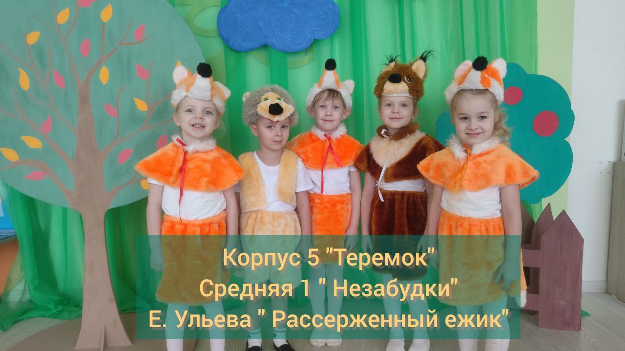 "Рассерженный ёжик" - средняя группа №1 корпус 5 "Теремок" смотреть онлайн