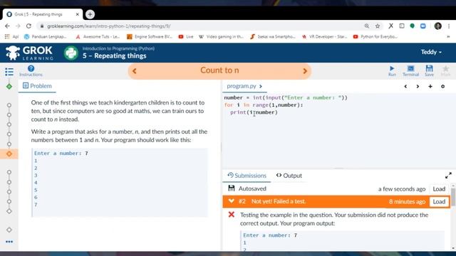 Grok Learning: Introduction to Programming Python Walkthrough Part 3 (Python Learning) смотреть онлайн