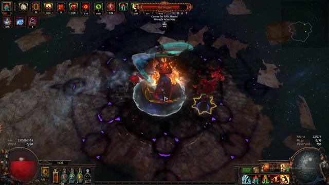 POE 3.20 Boneshatter Jugg tanking triple Uber Shaper beams and ground degen смотреть онлайн