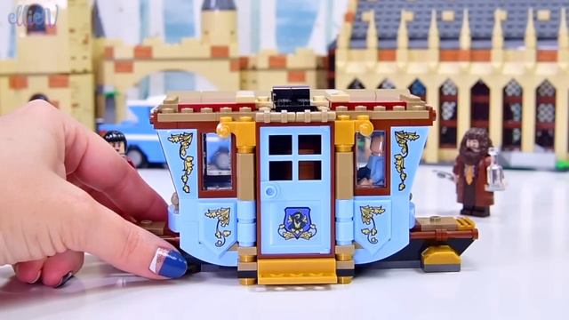 Lego Harry Potter Beauxbatons' Carriage Arrival at Hogwarts Build смотреть онлайн