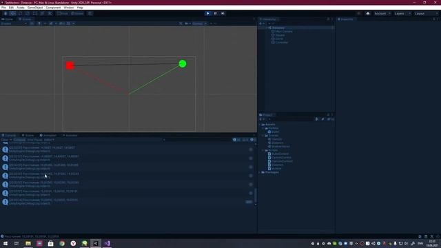 Unity/C# Векторы, модуль, направление смотреть онлайн