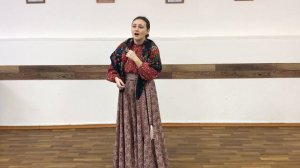 Селиверстова Александра - русская народная песня «Сронила колечко со правой руки»