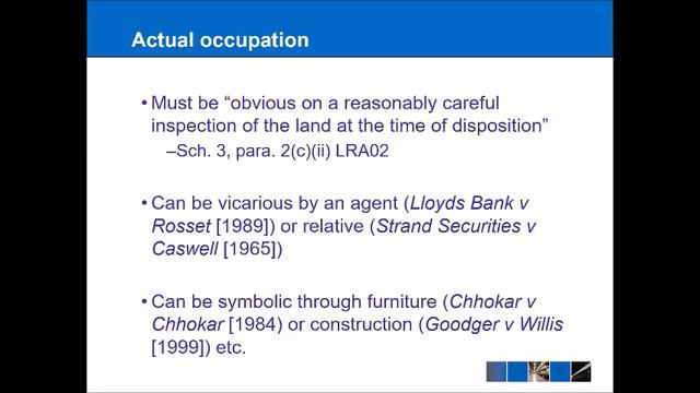 Land Law - Registered Land Part 2