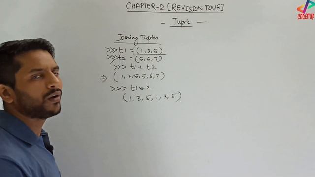 Python Class 12 | Chapter 2 (Part 4) | Revision Tour - Tuple & Tuple Functions - In Hindi смотреть онлайн