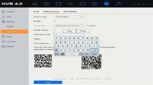 How To Find and Change Hik Connect Verification Code On Hikvision HVR 4.0