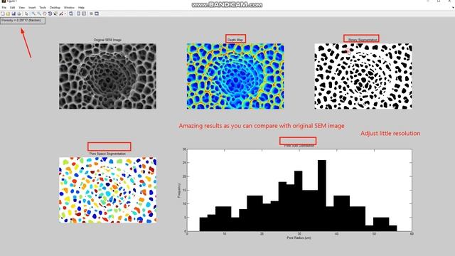 Particle size and Grain size distributions of 2D porous media images and SEM images using MATLAB. смотреть онлайн
