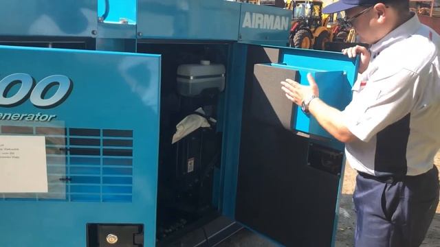 Дизельный генератор AIRMAN SDG100S смотреть онлайн