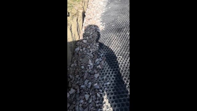 Мягкая отмостка пошаговая инструкция