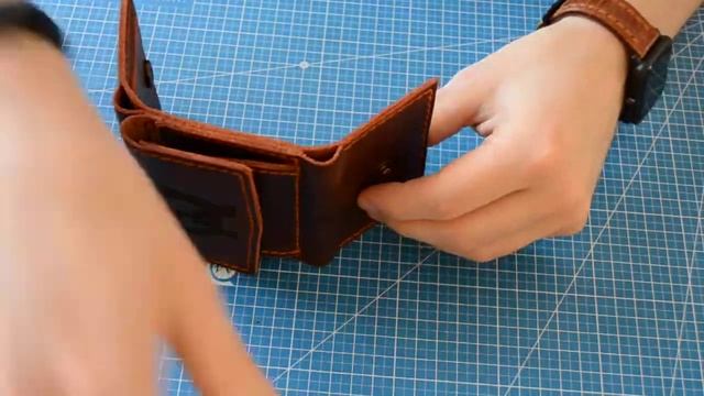 Мужское кожаное портмоне своими руками. Обзор смотреть онлайн