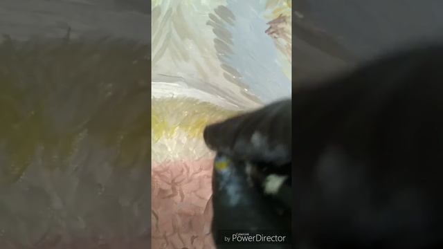 Картина акрилом "Буренка" смотреть онлайн