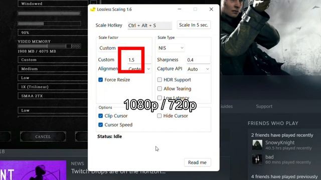 How to run Nvidia NIS on AMD GPU | Lossless Scaling смотреть онлайн
