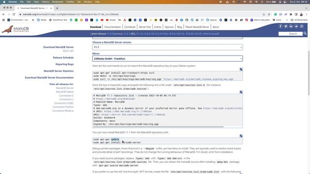 How to install MySQL Server on Linux Debian/Ubuntu MariaDB latest version смотреть онлайн