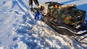 НОЧЕВКА в ПАЛАТКЕ УП-2  Берег зимой в минус 30