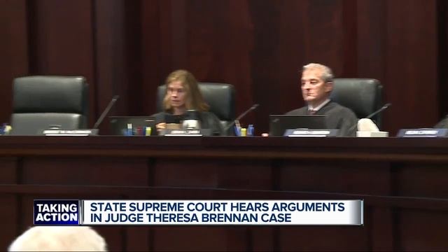 Michigan Supreme Court hears oral arguments in case of Judge Theresa Brennan смотреть онлайн