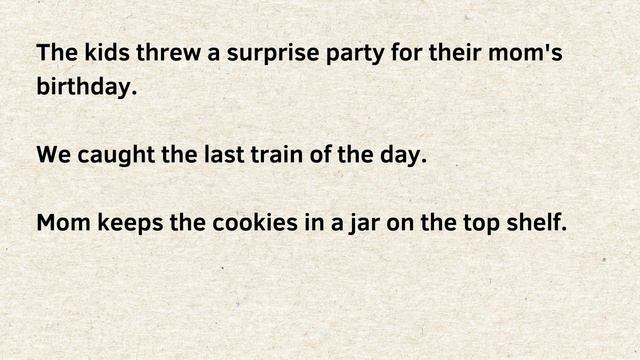 Improve Your Vocabulary: Sentences With Throw, Catch, Keep