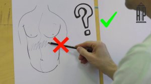 Как обычно рисуют ТОРС спереди и как правильно рисовать!? - Александр Рыжкин