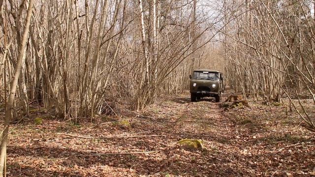 Testing УАЗ/ UAZ 452d 4x4 on forest journey смотреть онлайн