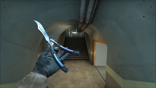 ГОЛУБАЯ И ЗОЛОТАЯ ПОВЕРХНОСТНАЯ ЗАКАЛКА 100%! ГОЛУБЫЕ НОЖИ КСГО / CS:GO BLUE GEM CASE HARDENED KNIF смотреть онлайн