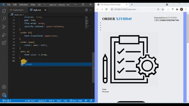 Product Tracker??? Design CSS | Simple Product Shipping Tracker Design Using HTML And CSS | No JS смотреть онлайн