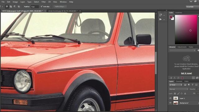 How to Wrap/Sticker bomb Your Car In Photoshop / Part 4 смотреть онлайн