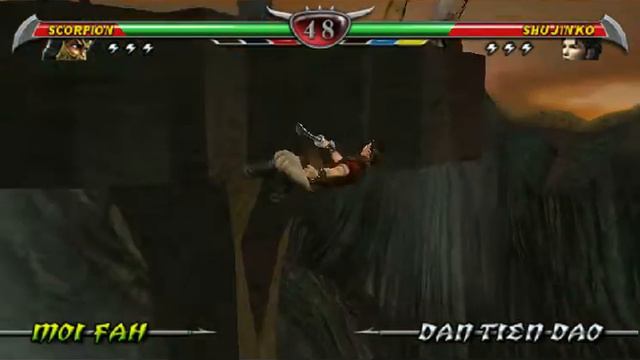 Mortal Kombat: Unchained - Stage Fatality on Young Shujinko смотреть онлайн
