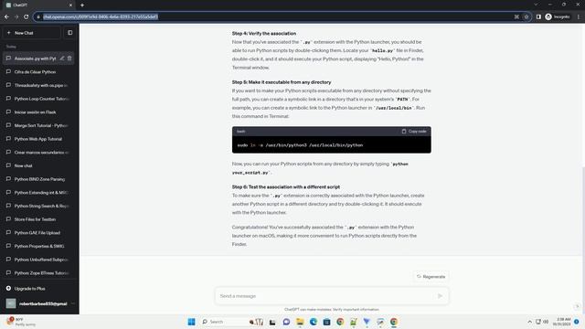 How to associate py extension with python launcher on Mac OS X смотреть онлайн
